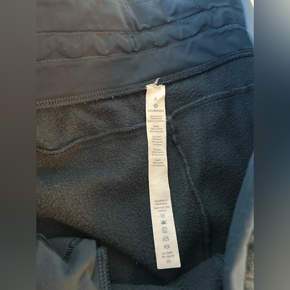 Dark Greenish/Blue Lululemon Track Pants - Picture 3 of 4